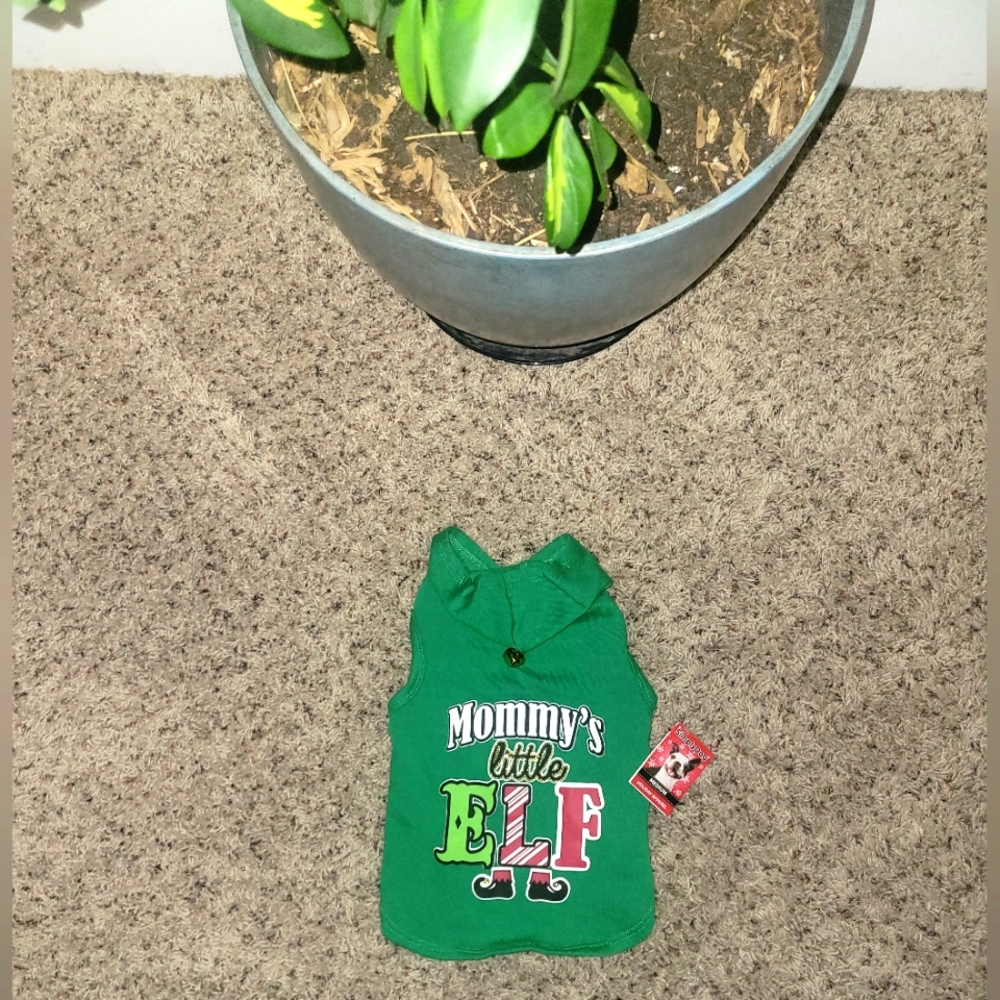 NWT Pet Holiday Hooded Top